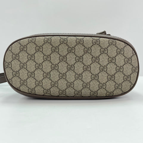 GUCCI Ophidia GG Mini Bucket Shoulder Bag Brown WS30904