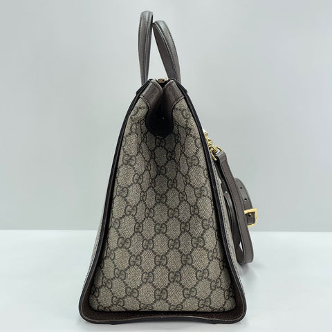 GUCCI Ophidia 2WAY Handbag Brown WS30905