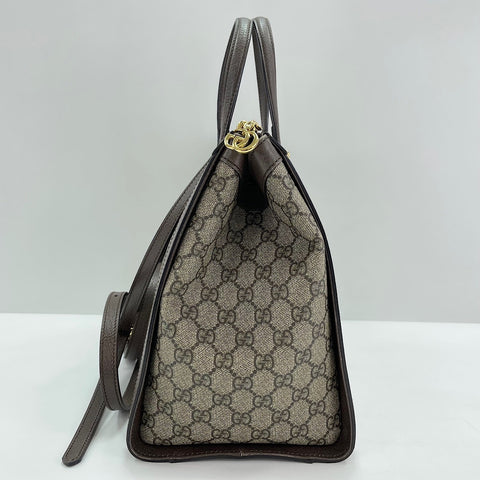 GUCCI Ophidia 2WAY Handbag Brown WS30905