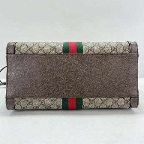 GUCCI Ophidia 2WAY Handbag Brown WS30905
