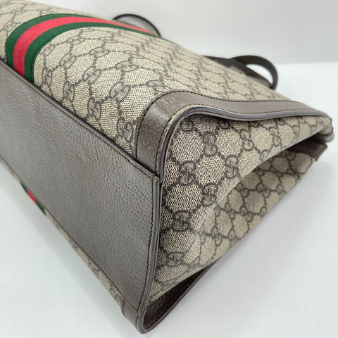 GUCCI Ophidia 2WAY Handbag Brown WS30905