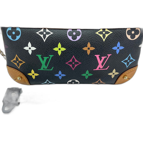 LOUIS VUITTON Pochette Mila MM Shoulder Bag black WS30906