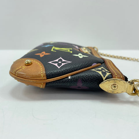 LOUIS VUITTON Pochette Mila MM Shoulder Bag black WS30906