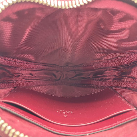 GUCCI GG Marmont Hart Handbag leather wine-red WS30908