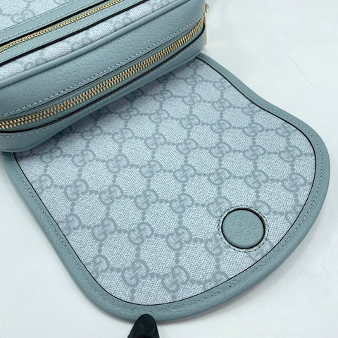 GUCCI Ofidia Shoulder Bag blue WS30909
