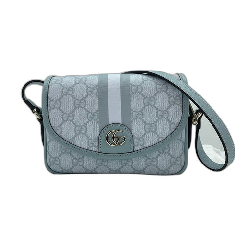 GUCCI Ofidia Shoulder Bag blue WS30909
