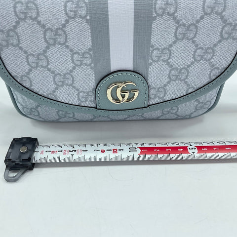 GUCCI Ofidia Shoulder Bag blue WS30909