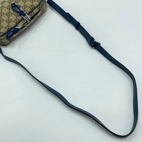 GUCCI Snake embroidery 2-way Shoulder Bag Brown WS30910