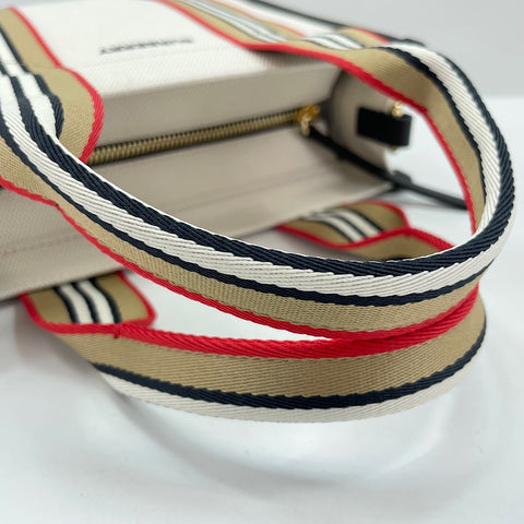 BURBERRY Canvas Mini 2WAY Tote Bag canvas multicolor WS30911