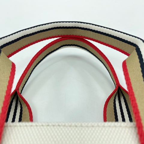 BURBERRY Canvas Mini 2WAY Tote Bag canvas multicolor WS30911