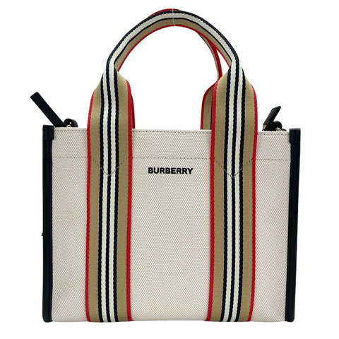 BURBERRY Canvas Mini 2WAY Tote Bag canvas multicolor WS30911