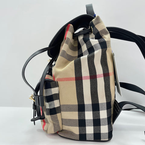 BURBERRY House check Backpack  Daypack canvas beige WS30912