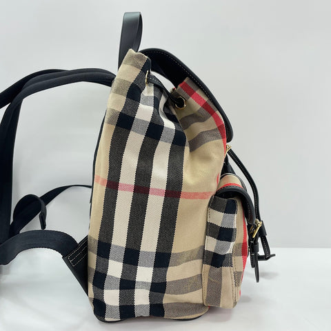 BURBERRY House check Backpack  Daypack canvas beige WS30912