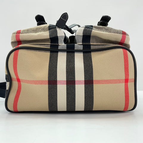 BURBERRY House check Backpack  Daypack canvas beige WS30912