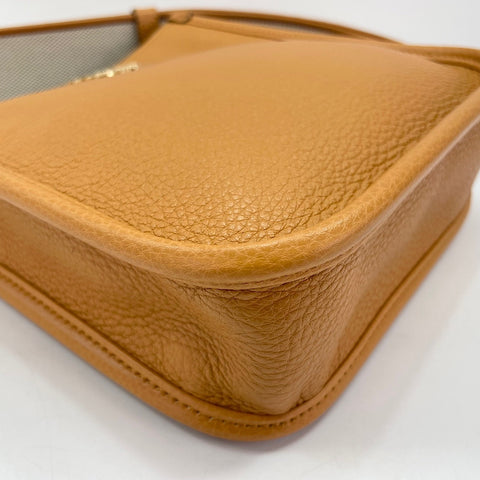 PRADA Vitero Dyno Soft Shoulder Bag leather Brown WS30913