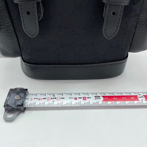 COACH Sprint Sling Pack Signature 2-Way Shoulder Bag black WS30914