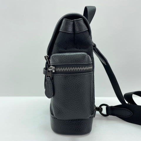 COACH Sprint Sling Pack Signature 2-Way Shoulder Bag black WS30914