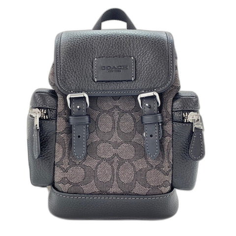COACH Sprint Jacquard, 2WAY body bag leather black WS30915