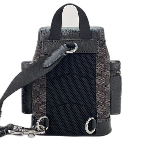 COACH Sprint Jacquard, 2WAY body bag leather black WS30915