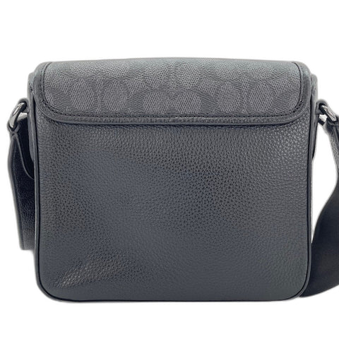 COACH Sullivan Flap Crossbody Bag Signature Shoulder Bag black WS30916