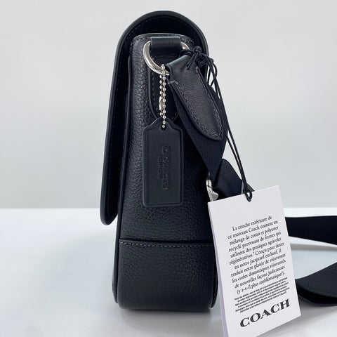 COACH Sprint Map Bag Signature Shoulder Bag leather black WS30917