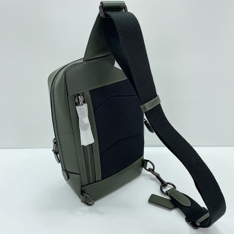 COACH Signature Camouflage Waist bag PVC green WS30918