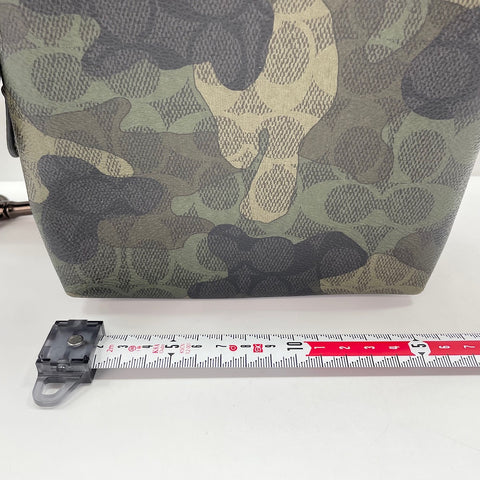 COACH Signature Camouflage Waist bag PVC green WS30918