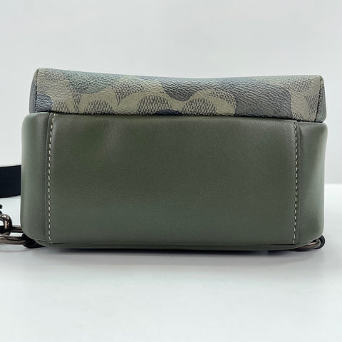 COACH Signature Camouflage Waist bag PVC green WS30918