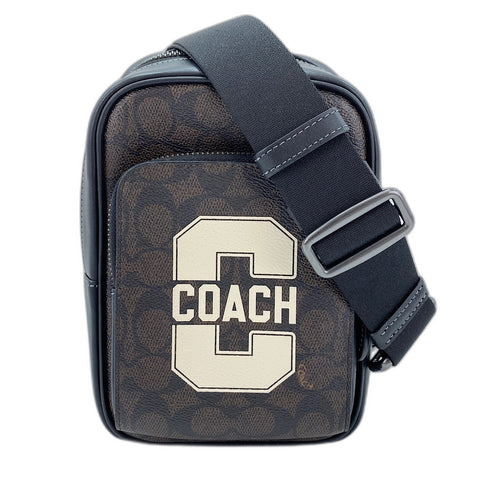 COACH Racer Sling Pack Signature Canvas Signature body bag Brown WS30920