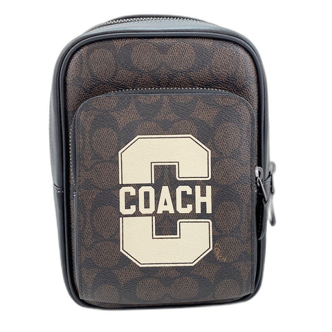 COACH Racer Sling Pack Signature Canvas Signature body bag Brown WS30920