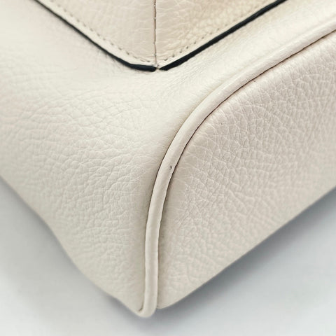 COACH West Pack Varsity motif body bag leather white WS30921