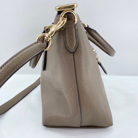 COACH Georgia Satchel 2WAY Handbag leather Brown WS30923