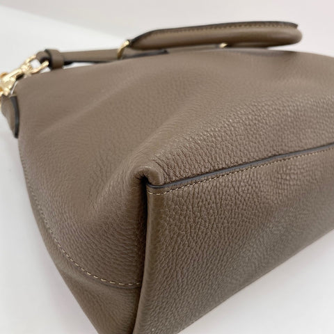 COACH Georgia Satchel 2WAY Handbag leather Brown WS30923