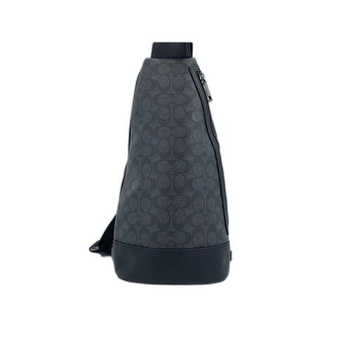 COACH Dominique Sling Pack Signature Canvas Signature body bag black WS30926