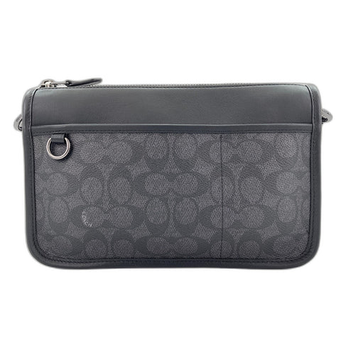 COACH Heritage Convertible Crossbody Signature Canvas, 2-Way Shoulder Bag black WS30929