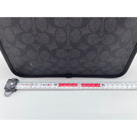 COACH Heritage Convertible Crossbody Signature Canvas, 2-Way Shoulder Bag black WS30929