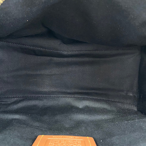 COACH Cargo Tote Bag - Patchwork Tote Bag Corduroy Brown WS30931