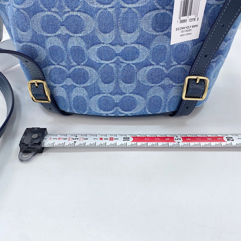 COACH Hadley Mini Bag Signature Backpack  Daypack canvas blue WS30932