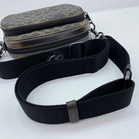 COACH Finlay Crossbody Signature Shoulder Bag Coated canvas Brown WS30933