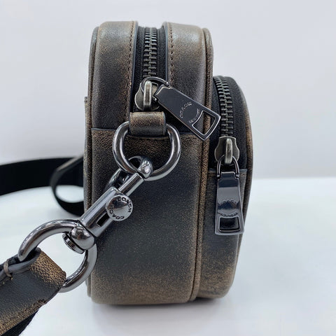 COACH Finlay Crossbody Signature Shoulder Bag Coated canvas Brown WS30933