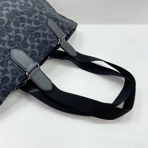 COACH Small Tour Signature Boston bag denim black WS30934