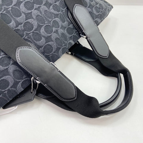 COACH Small Tour Signature Boston bag denim black WS30934