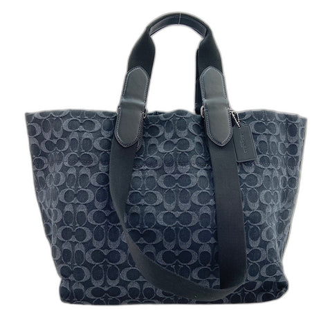 COACH Small Tour Signature Boston bag denim black WS30934