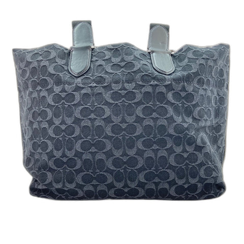 COACH Small Tour Signature Boston bag denim black WS30934