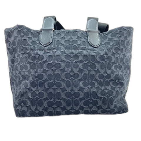 COACH Small Tour Signature Boston bag denim black WS30934