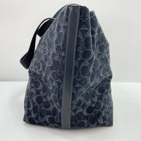 COACH Small Tour Signature Boston bag denim black WS30934