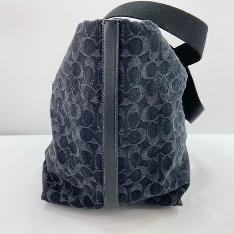 COACH Small Tour Signature Boston bag denim black WS30934