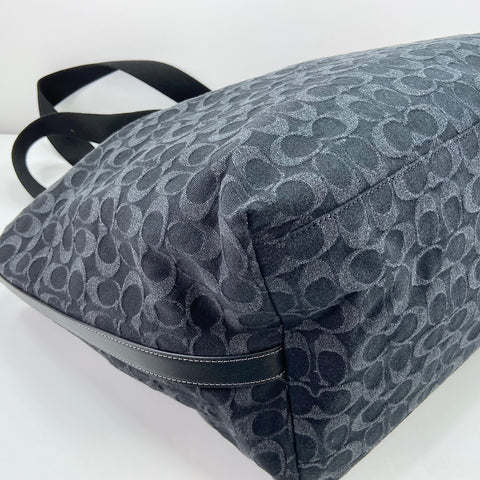 COACH Small Tour Signature Boston bag denim black WS30934
