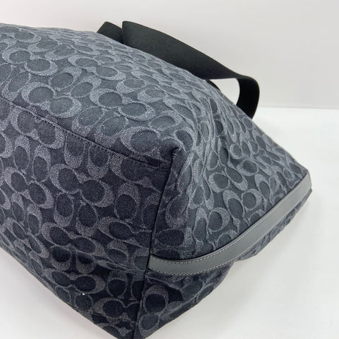 COACH Small Tour Signature Boston bag denim black WS30934