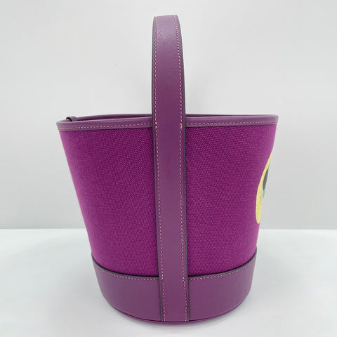 COACH Trick or Treat Bucket Bag - Halloween Owl Handbag purple WS30935